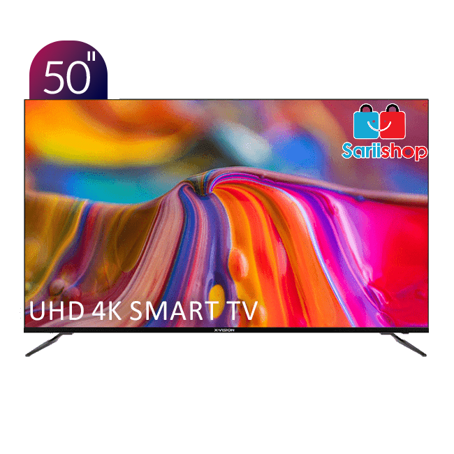 تلویزیون UHD 4K هوشمند ایکس‌ویژن سری 7 مدل XCU745 سایز 50 اینچ